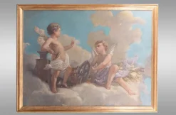Pamono Jose Denis Belgrano, Agriculture and Industry, Oil on Canvas><noscript><img width=