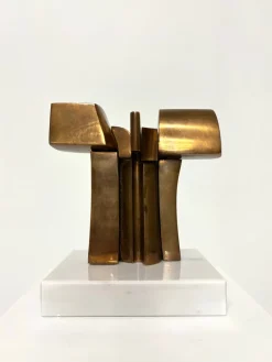 Pamono Jose Luis Sanchez, Abstract Sculpture, 1970s, Bronze