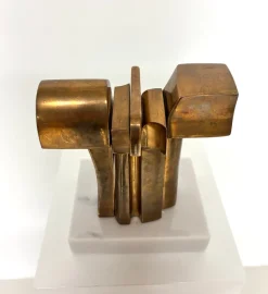 Pamono Jose Luis Sanchez, Abstract Sculpture, 1970s, Bronze