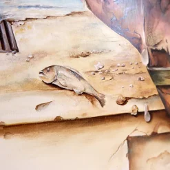 Pamono Joseph Laureys, Surrealist Composition, Oil Painting on Panel> Surrealist