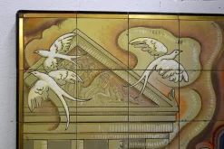 Pamono Joseph Roelants, Tile with Allegorical Representation of Architecture and Sculptural Art, 1948, Ceramic><noscript><img width=