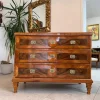 Pamono Josephinian Chest of Drawers in Walnut> Dressers, Commodes & Chests