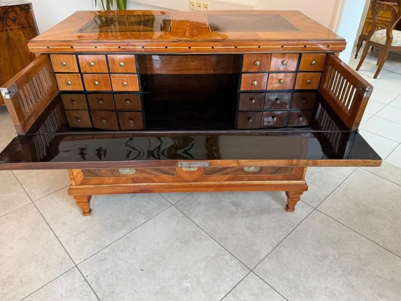 Pamono Josephinian Chest of Drawers in Walnut> Dressers, Commodes & Chests
