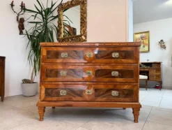 Pamono Josephinian Chest of Drawers in Walnut><noscript><img width=