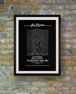 Pamono Joy Division Original Vintage UK Concert Poster, Edinburgh, 1980> Posters