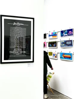 Pamono Joy Division Original Vintage UK Concert Poster, Edinburgh, 1980><noscript><img width=