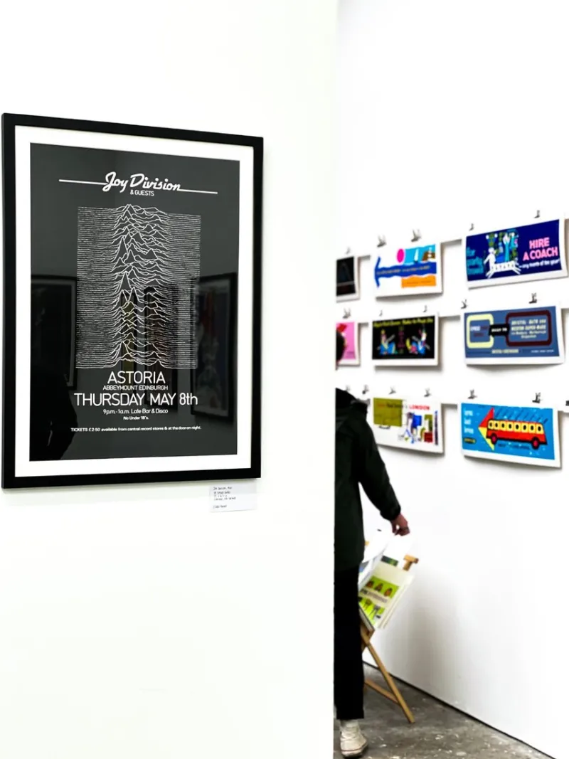 Pamono Joy Division Original Vintage UK Concert Poster, Edinburgh, 1980> Posters