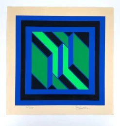 Online Pamono Jürgen Reipka, Abstract Composition, Screen Print, 1971