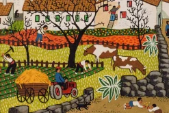 Online Pamono Juan Blancafort, The Dry Trees, 20th-century, Oil on Board, Framed