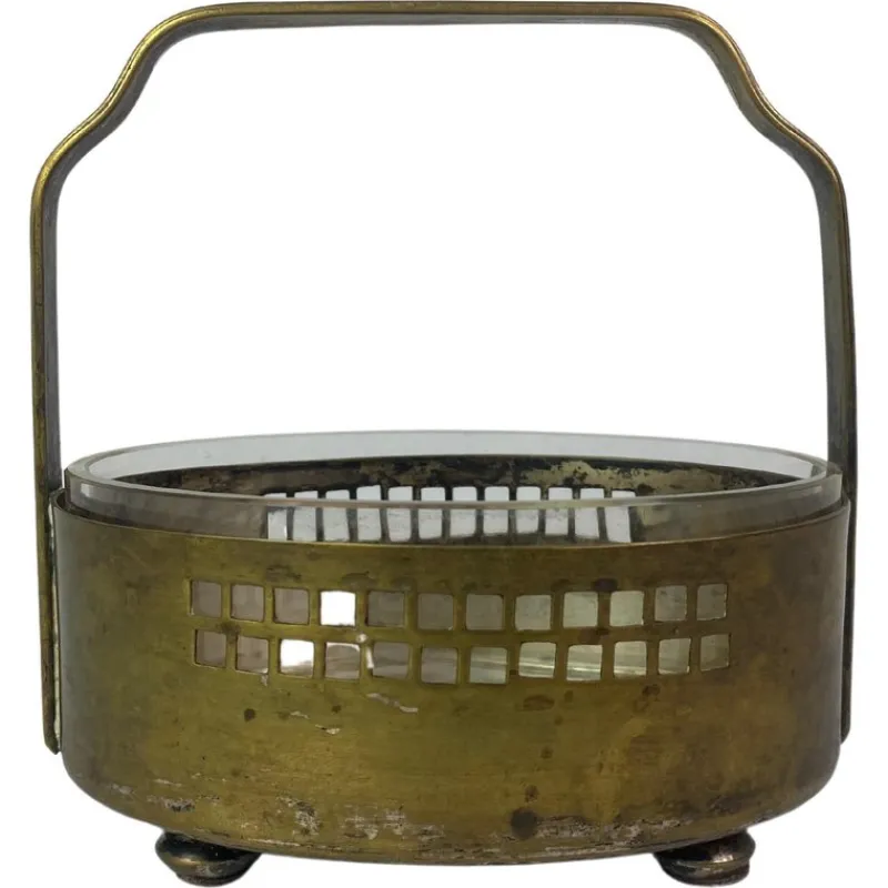 Pamono Jugendstil Basket attributed to Hans Ofner, 1890s> Trunks Crates & Baskets