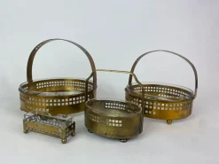 Pamono Jugendstil Basket attributed to Hans Ofner, 1890s> Trunks Crates & Baskets