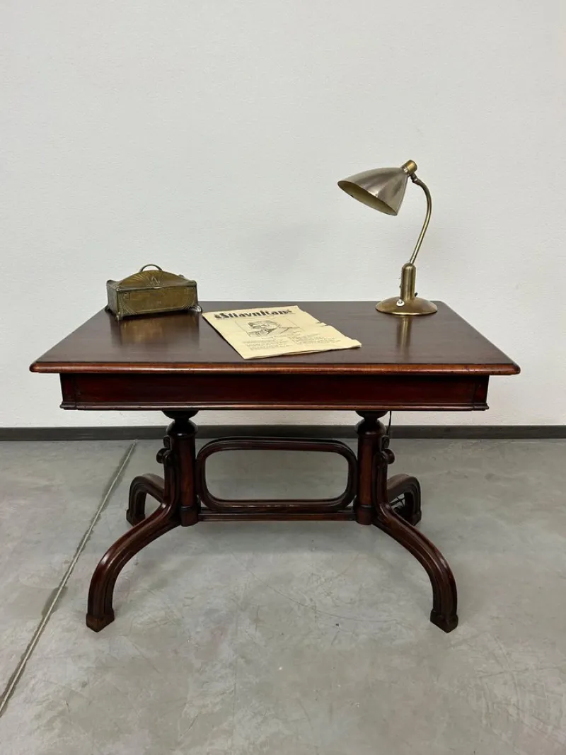 Hot Pamono Jugendstil Bentwood Writing Table attributed to Thonet, 1890s
