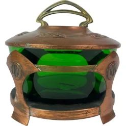 Best Pamono Jugendstil Butter Dish attributed to Joseph Maria Olbrich for WMF, 1890s