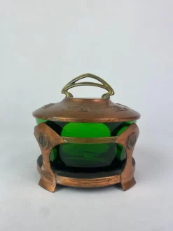 Best Pamono Jugendstil Butter Dish attributed to Joseph Maria Olbrich for WMF, 1890s