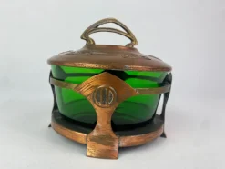 Best Pamono Jugendstil Butter Dish attributed to Joseph Maria Olbrich for WMF, 1890s