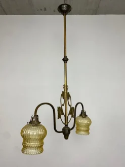 Hot Pamono Jugendstil Hanging Lamp, 1890s