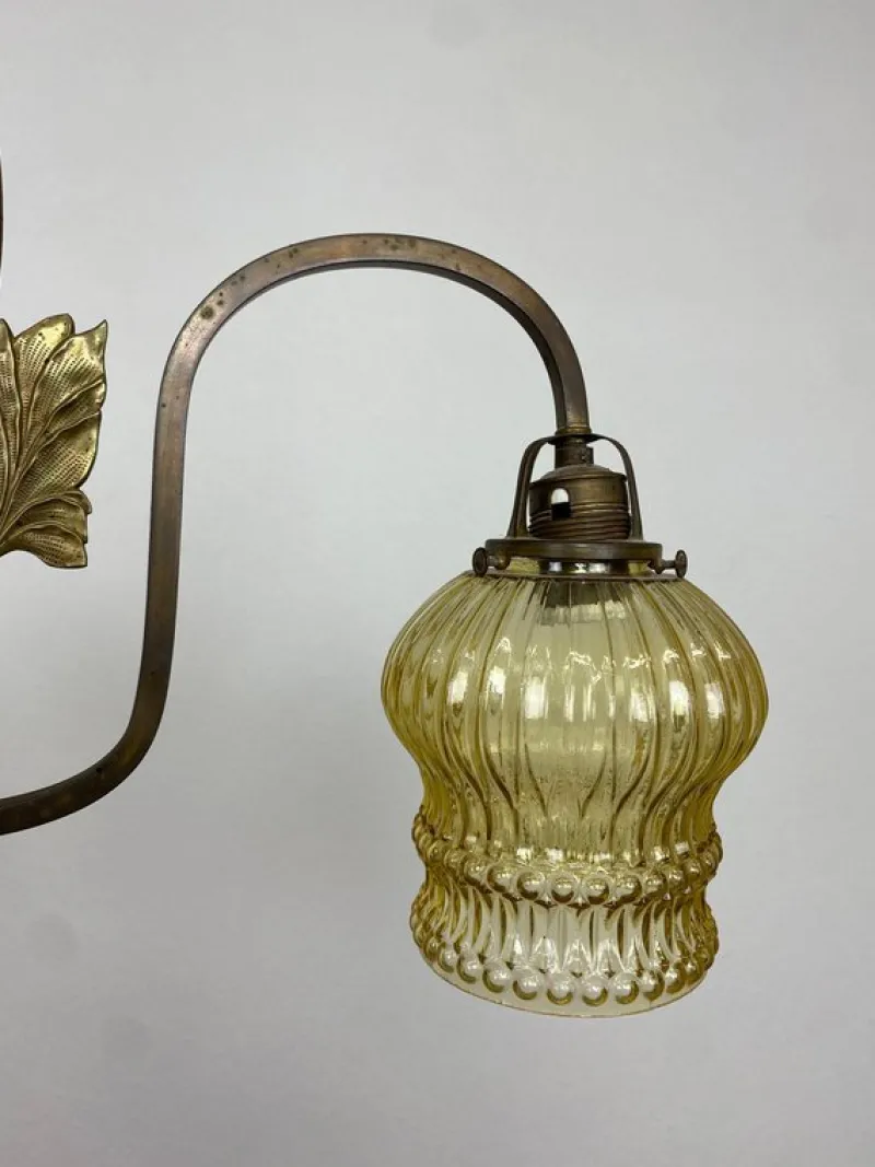 Hot Pamono Jugendstil Hanging Lamp, 1890s