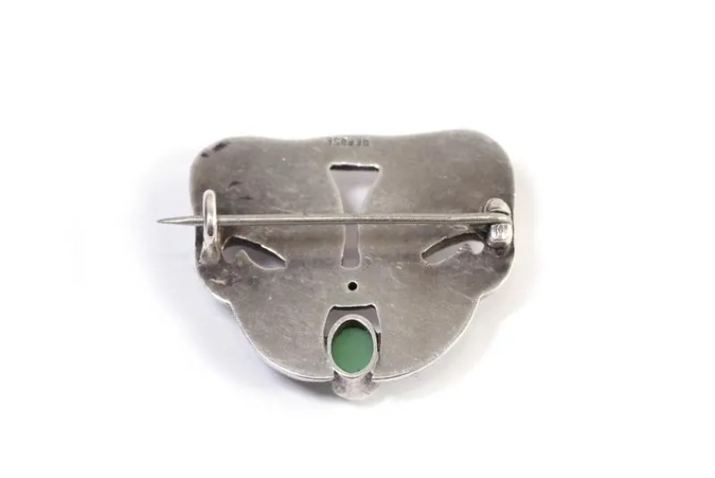 Pamono Jugendstil Silver Brooch> Brooches