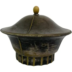 Pamono Jugendstil Silver Plated Dose by Josef Hoffmann, 1890s> Bowls