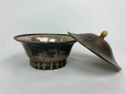 Pamono Jugendstil Silver Plated Dose by Josef Hoffmann, 1890s><noscript><img width=