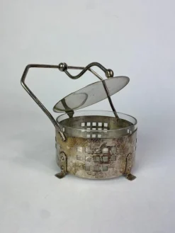Pamono Jugendstil Sugar Box by Hans Ofnar or Josef Hoffmann, 1890s