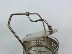 Pamono Jugendstil Sugar Box by Hans Ofnar or Josef Hoffmann, 1890s