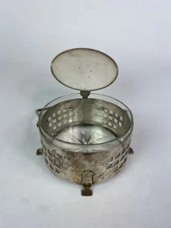 Pamono Jugendstil Sugar Box by Hans Ofnar or Josef Hoffmann, 1890s