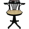 Outlet Pamono Jugendstil Swivel Desk Chair from Thonet, 1930s