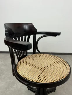 Outlet Pamono Jugendstil Swivel Desk Chair from Thonet, 1930s