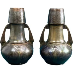 Sale Pamono Jugendstil Vases by Carl Deffner, 1890s, Set of 2