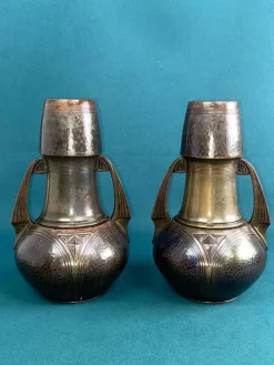 Sale Pamono Jugendstil Vases by Carl Deffner, 1890s, Set of 2
