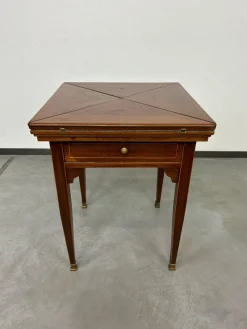 Discount Pamono Jugenstil Card Table, 1890s