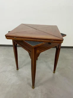 Discount Pamono Jugenstil Card Table, 1890s
