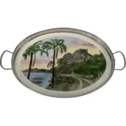 Pamono Jugenstil Ceramic Tray, 1909> Trays