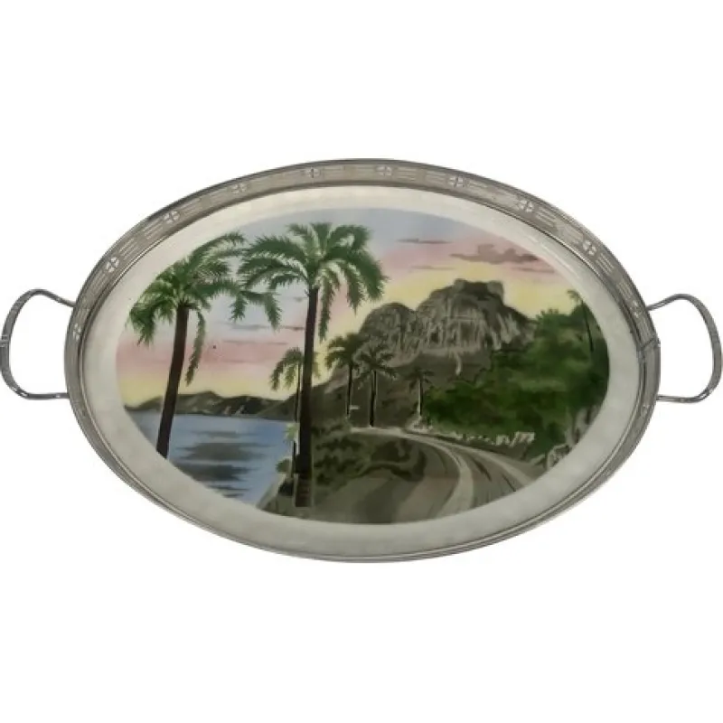 Pamono Jugenstil Ceramic Tray, 1909> Trays