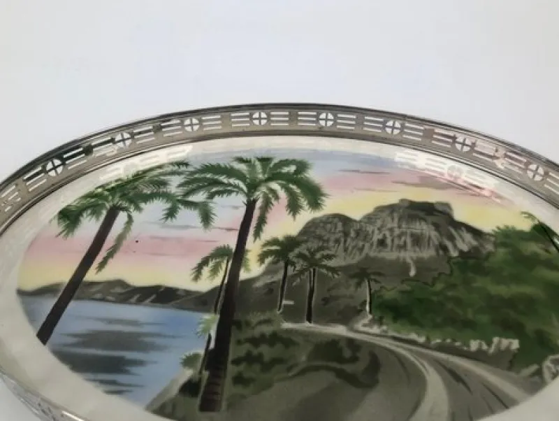Pamono Jugenstil Ceramic Tray, 1909> Trays