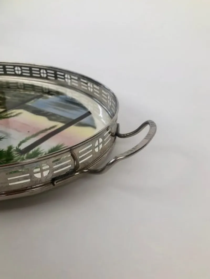 Pamono Jugenstil Ceramic Tray, 1909> Trays