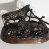 Sale Pamono Jules Moigniez, Cows, Early 20th Century, Bronze