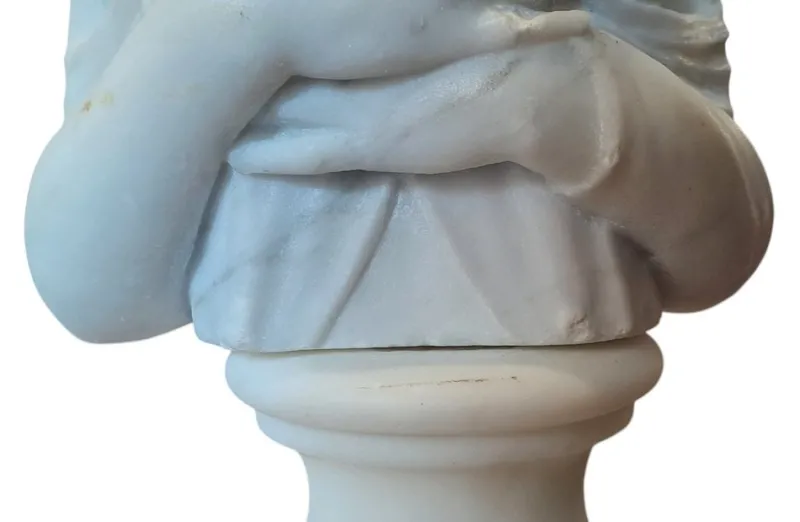 Pamono Juliette Recamier Bust, 19th Century, Marble> Sculpture