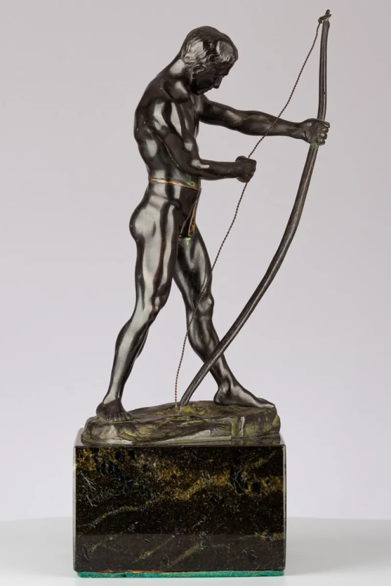 Online Pamono Julius Paul Schmidt-Felling, Archer Sculpture