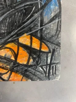 New Pamono Juraj Huliak, Nude Lady, 2020, Pastel on Paper