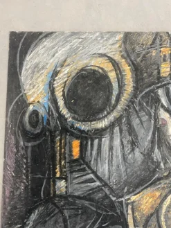 New Pamono Juraj Huliak, Nude Lady, 2020, Pastel on Paper