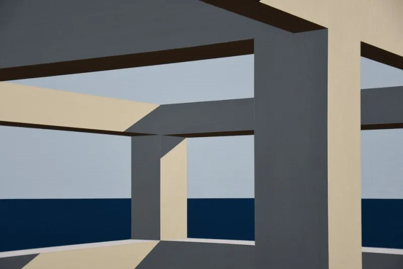 Outlet Pamono Jurriaan Molenaar, Arteaga, 2024, Acrylic on Linen