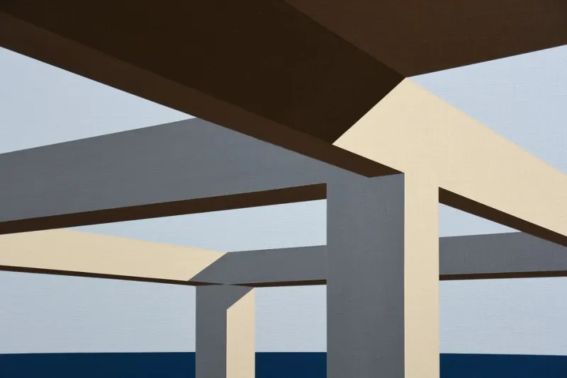 Outlet Pamono Jurriaan Molenaar, Arteaga, 2024, Acrylic on Linen