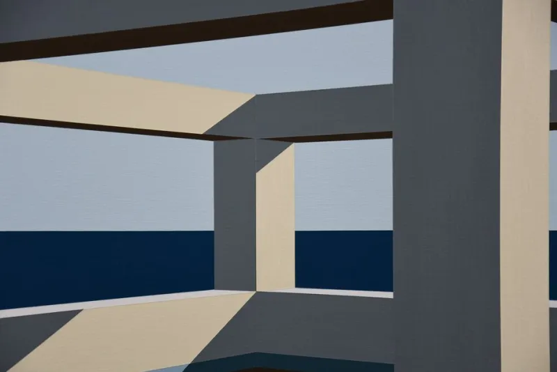 Outlet Pamono Jurriaan Molenaar, Arteaga, 2024, Acrylic on Linen