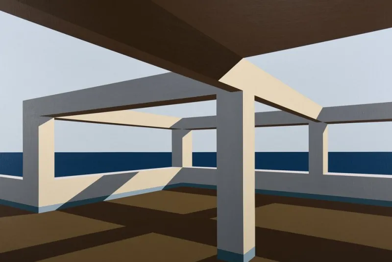 Outlet Pamono Jurriaan Molenaar, Arteaga, 2024, Acrylic on Linen