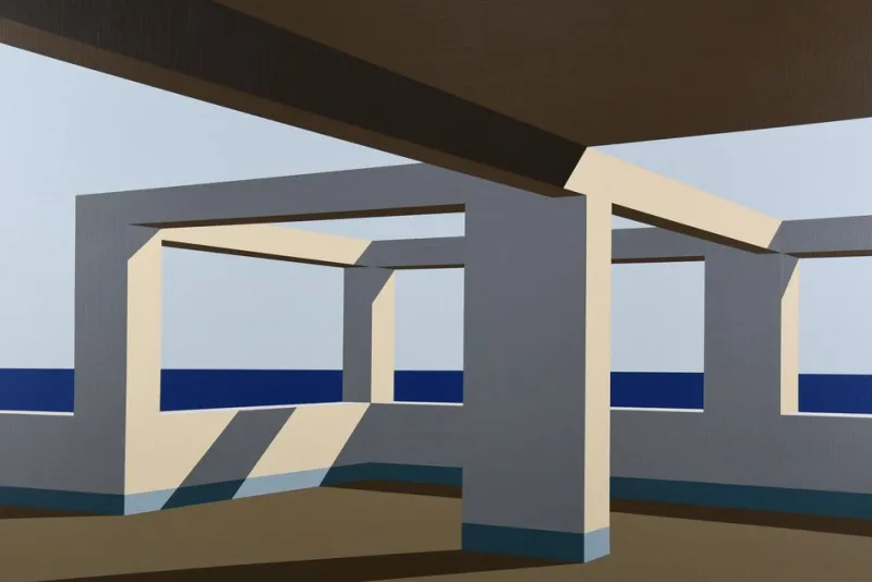 Pamono Jurriaan Molenaar, Arteaga II, 2025, Acrylic on Linen> Abstraction|Painting