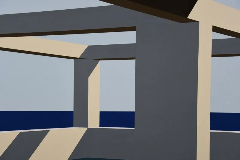 Pamono Jurriaan Molenaar, Arteaga II, 2025, Acrylic on Linen> Abstraction|Painting