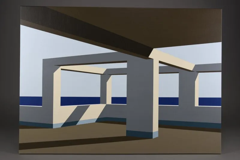 Pamono Jurriaan Molenaar, Arteaga II, 2025, Acrylic on Linen> Abstraction|Painting