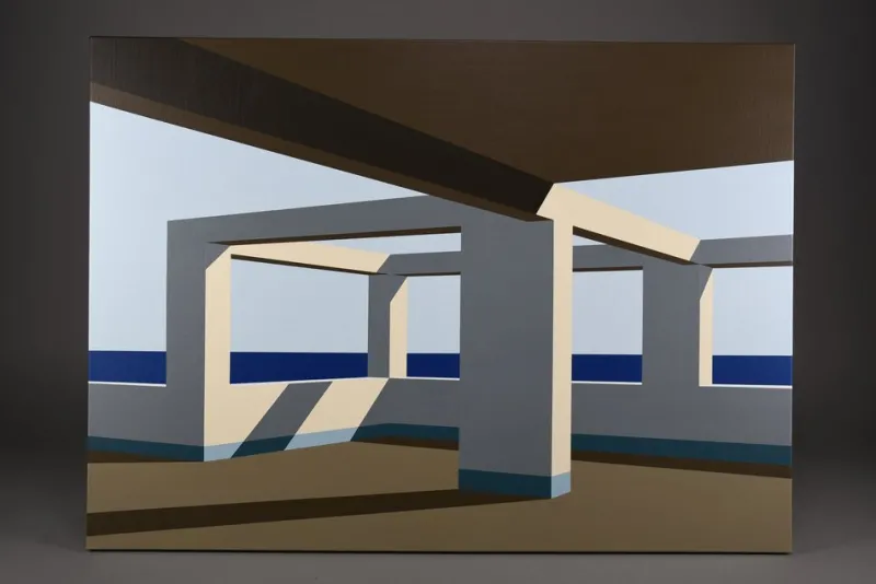 Pamono Jurriaan Molenaar, Arteaga II, 2025, Acrylic on Linen> Abstraction|Painting